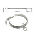 thumbnail image 2 of Crystal Diamond Pet Necklace for Adorable Furry Friends Sparkling Heart Charm, 2 of 5