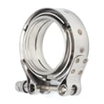 thumbnail image 2 of Exhaust Flange  Exhaust Clamp  Exhaust V Band Flange  Exhaust Flange Clamp V Band Clamp Flange Kit 2.25in V Band Stainless Steel Clamp With 2 Flange For  Exhaust Downpipe, 2 of 8