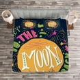 thumbnail image 3 of Ambesonne I Love You Quilted Bedspread Set 3 Pcs, Romance Shapes, Queen Size, Multicolor, 3 of 3