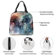 thumbnail image 4 of Easygdp Ink Style Wave Dragon Bolsa Térmica Premium - Tela Oxford Impermeable, Gran Capacidad, Bolsillo Frontal, Unisex para Trabajo, Escuela, Actividades al Aire Libre y Picnics, 4 of 8