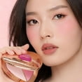 thumbnail image 2 of Dual-Tone Heart Blush Palette for Natural Gradient Cheeks All Skin Types Long-Lasting, 2 of 8
