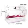 thumbnail image 3 of KFFKFF Raffle Drum, Expert-Grade Ticket Rotation Enclosure with Dual Keys, See-Through Raffle Drawing Spinner, Accommodates 10000 Tickets or 300 Lottery Balls, 3 of 9