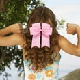 thumbnail image 5 of ‌6 Inch Satin Hair Bows for Girls & Women - Double Layer Ribbon Bow Clip with Alligator Metal Clip for Toddlers, Teens, Kids Hair Accessories‌, 5 of 7
