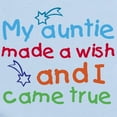 thumbnail image 2 of CafePress - My Auntie Made A Wish Infant Bodysuit - Baby Light Bodysuit, Size Newborn - 24 Months, 2 of 4