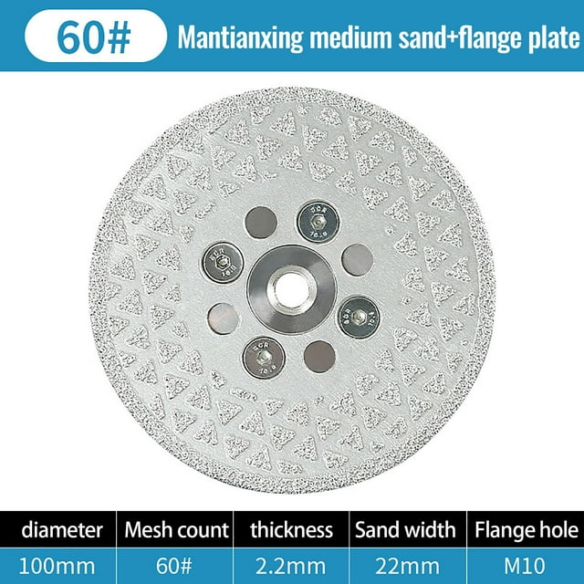 Bdday Disque de Meulage Double Face en Diamant pour Meulage au Sol