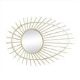 thumbnail image 6 of CosmoLiving by Cosmopolitan 22" x 34" Gold Handmade Starburst Wall Mirror, 6 of 9