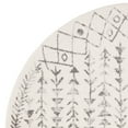 thumbnail image 5 of Safavieh  Tulum Sharie Moroccan Boho Rug Ivory/Grey 6'7" x 6'7" Round 6' Round, 8' Round Indoor Grey Round, 5 of 7