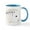 White/Blue Inside, variant on CafePress - Ace Clubs Flush - 11 oz Ceramic Mug - Novelty Coffee Tea Cup