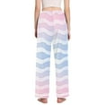 thumbnail image 3 of FORMRS Women's Pajama Pants with Pockets Soft Comfy Loungewear Sleep Bottom, Sizes S-2XL, Light Blue Gradient, 3 of 8