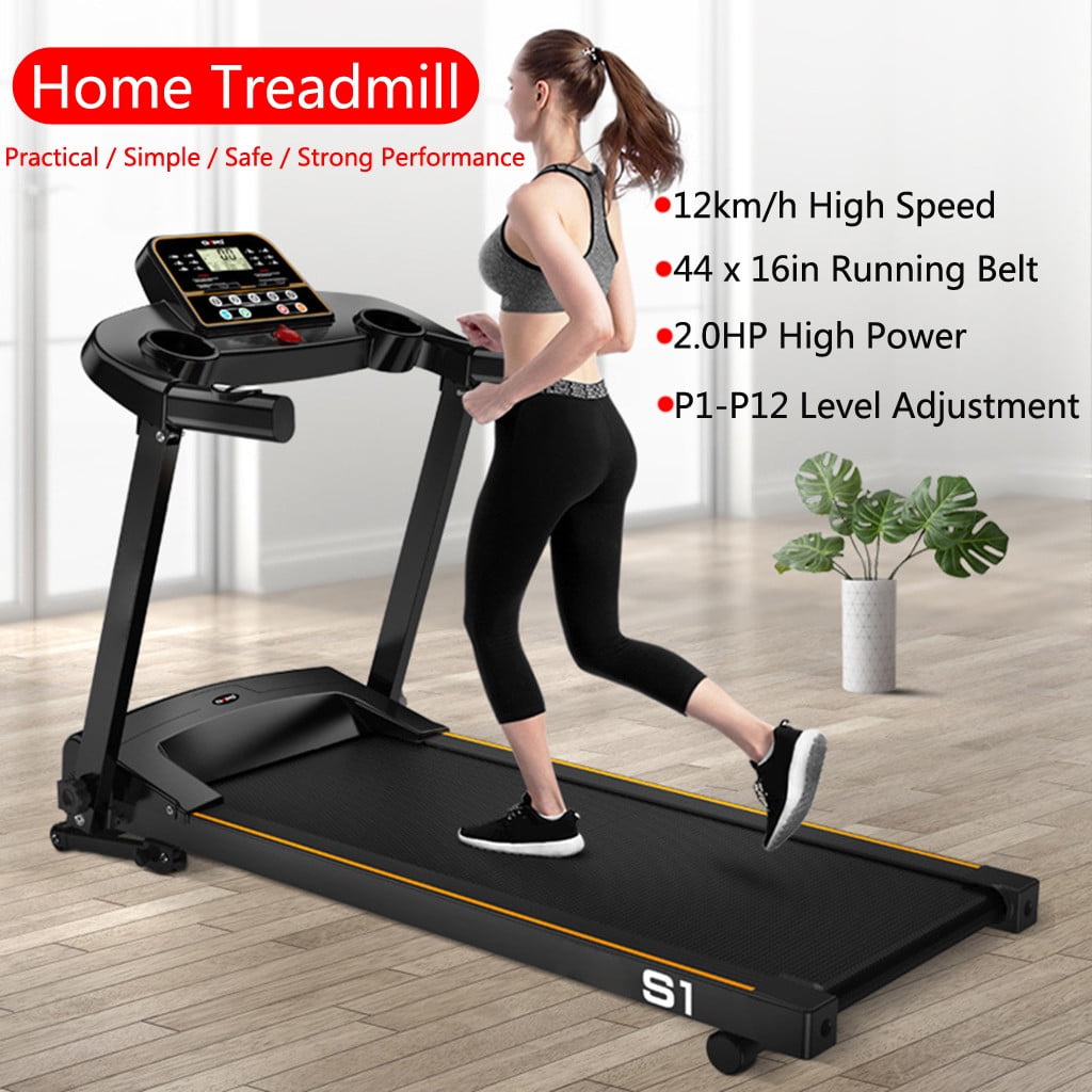 Folding Treadmill Motorised Running Machine Electric Power Fitness Exercise New 