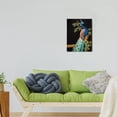 thumbnail image 4 of Peacock Wall Art - Room Home Bedroom Living Room Bathroom Kitchen Office Dining Room Wall Decor Peacock Blue Feather Print Canvas Art Wall Decor, 4 of 6