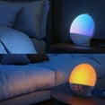 thumbnail image 6 of Sunrise Alarm Clock for Heavy Sleepers, Wake Up Light with Natural Sounds, Radio & Colorful Atmosphere Light, Kids Birthday Gifts, 6 of 7
