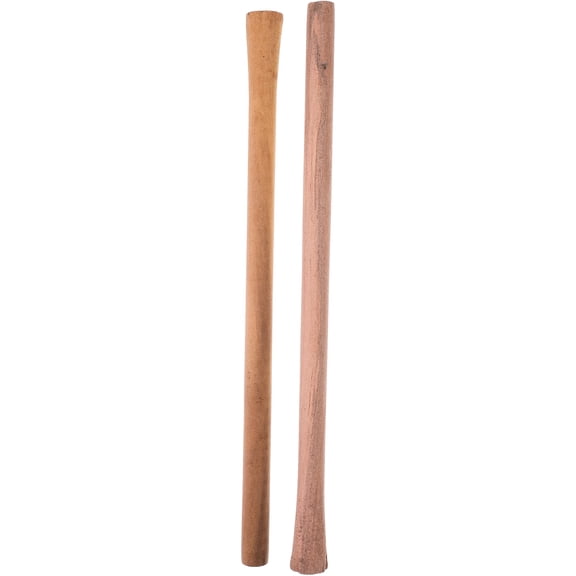 Pawsdot 2Pcs Wooden Handle Replacement for Garden Hoe with Ergonomic Grip Khaki Color Outdoor Use