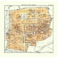 thumbnail image 2 of Blue Guides 27x26 Gold Ornate Wood Framed with Double Matting Museum Art Print Titled - Pere Lachaise Cemetery Paris France, 2 of 4