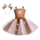 thumbnail image 1 of Para Vestido De Tutú De Reno Para Niñas Traje De Falda De, 1 of 7