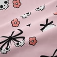 thumbnail image 4 of Erosebridal Spooky Bows Shower Curtain 72Wx72L,Cute Halloween Bathroom Curtain,Pink, 4 of 6
