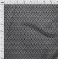 thumbnail image 4 of oneOone Polyester Lycra Black Fabric Asian Ikat Craft Projects Decor Fabric Printed By The Yard 56 Inch Wide, 4 of 4