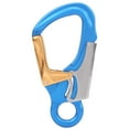 thumbnail image 1 of Camnal AutoLock D Clip de gancho de bloqueo a presión de aluminio para escalada de árboles en roca (azul) YUNYI BRAND Deportes, 1 of 8