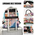 thumbnail image 3 of FORMRS Mini Backpack Purse for Women Travel Daypack Casual Shoulder Bag, Abstract Painting, 3 of 7