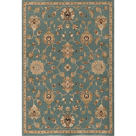 Central Oriental Soprano Blue Clayton Area Rug