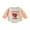 Apricot, variant on Bagilaanoe Newborn Baby Girl Oversized Romper Sweatshirt Long Sleeve Bodysuits Letter Print Pullover 3M 6M 12M 18M Infant Casual Tee Tops