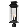 thumbnail image 2 of Milford 3 Light Outdoor Black Lantern Head, 2 of 2