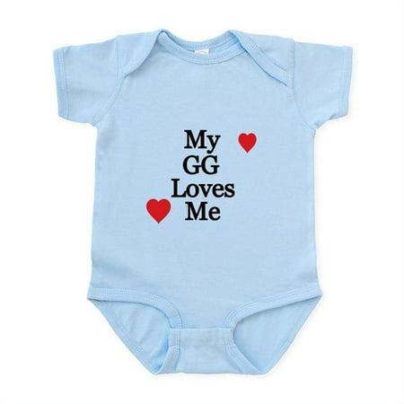 

CafePress - My GG Loves Me Body Suit - Baby Light Bodysuit Size Newborn - 24 Months