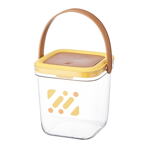 WRKEKC Liquidation Poubelle Transparente à Ouverture par Pression avec Poignée, Bac à Déchets Moderne pour la Maison et le Bureau, Contenant Durable pour Animaux de Compagnie pour Déchets Ou Organisation