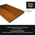 thumbnail image 4 of Exotic Sapele Electric/Bass Wood Guitar Body Blanks - Handcrafted for Precision and Style - 21" x 15" x 1-3/4" (3 Piece, Unglued, Planed), 4 of 6