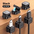 thumbnail image 1 of Magnetic Cable Clips - Adjustable Cord Management System for Under Desk Organization, 1 of 5