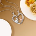 thumbnail image 3 of Mother Daughter Matching Necklace Set for 2 925 Sterling Silver Llama Alpaca Necklace for Women Mom Mama Gifts Jewelry, 3 of 10