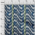 thumbnail image 1 of oneOone Cotton Poplin Fabric Stripe & Chevron Ikat Printed Craft Fabric BTY 42 Inch Wide, 1 of 4