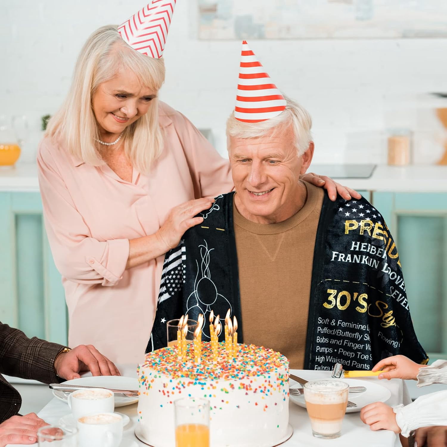 90th Birthday Gifts for Women Men - Back in 1934-90 Year Old Birthday Gifts for Men 90th Birthday Ideas 90th Birthday Decorations for Men Throw Blanket 60Lx50W