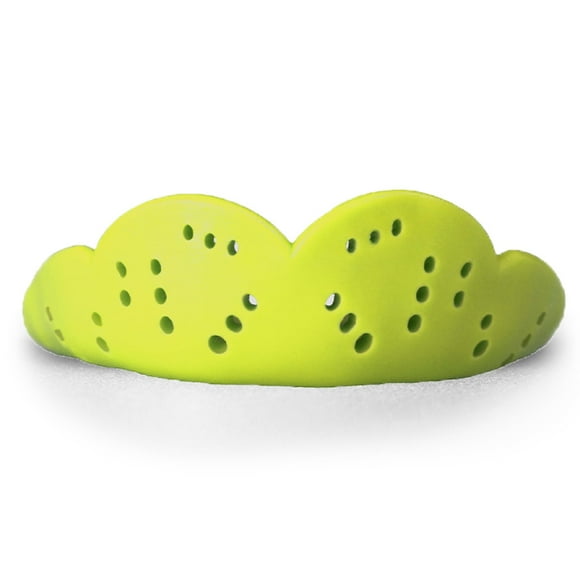 Protector bucal SISU Max Neon Flash de 2,4 mm de grosor para deportes de impacto