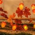 thumbnail image 1 of Tyidzon Maple Leaf Pumpkin Light String Halloween Decoration Pendant Home Window Led Maple Leaf Light Colorful Light String Light, 1 of 7