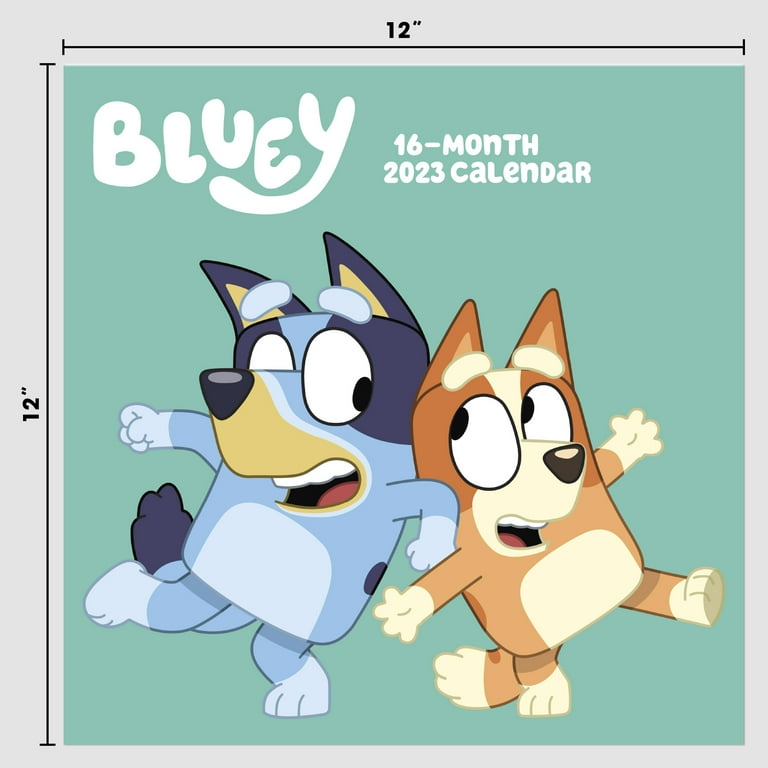 Bluey 2025 Wall Calendar bell tabitha
