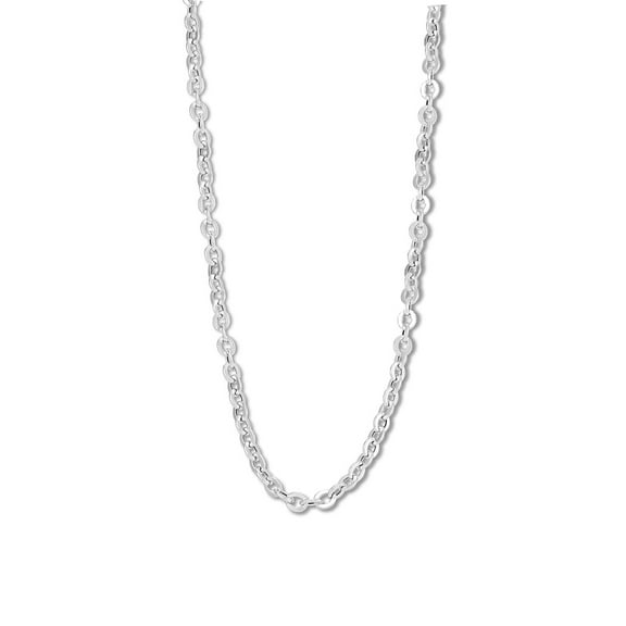 SuperJeweler 925 Sterling Silver Forzentina 3mm Chain Necklace, 18 inches for Women