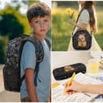 thumbnail image 2 of Pzuqiu Math Capybara Kids Backpack for School Boys 4 pcs Backpacks for Teens Backpack with Lunch Bag Pencil Case Water Bottle Holder Bookbags with Adjustable Shoulder Strap, 2 of 7