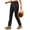 Black, variant on Womens Snow Ski Fleece Lined Pants Waterproof Insulated Softshell Snowboarding Pants with Articulated Knees & Zippered Pockets for Outdoor Hiking Navy Blue S