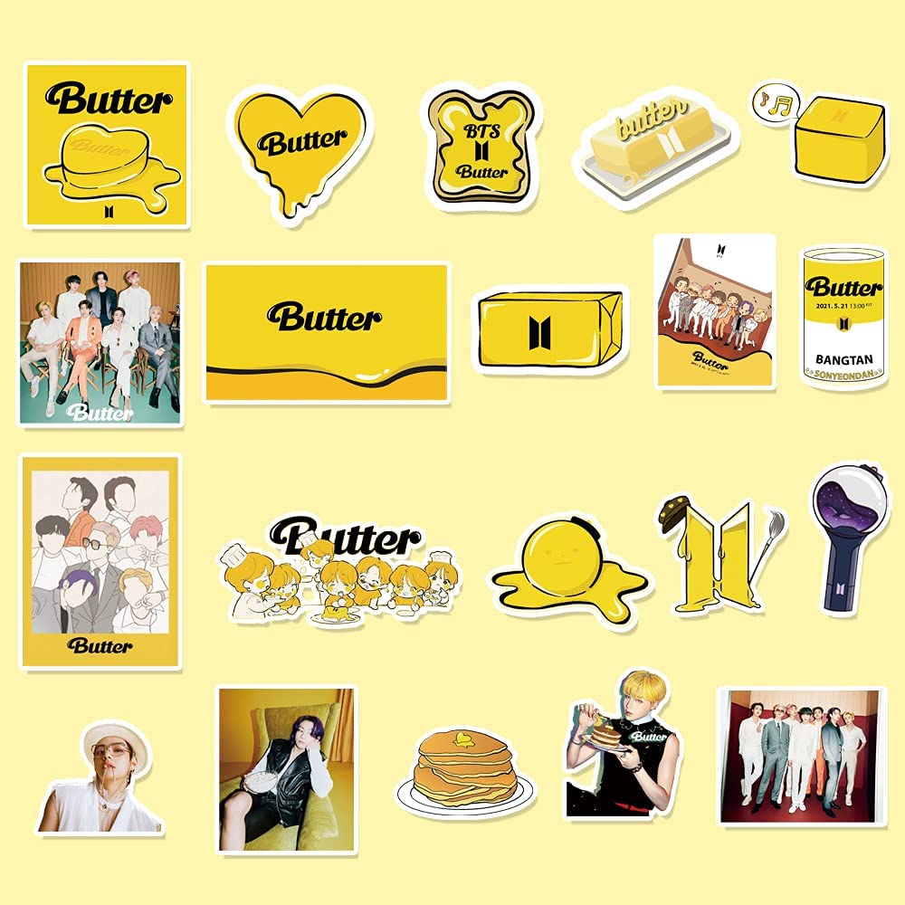 bts stickers cute vsco water bottle stickers 132 pack laptop stickers fashion aesthetic stickers guitar computer phone phone waterproof stickers bts 132 walmart com