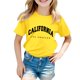 thumbnail image 1 of Playeras Cuello V Camiseta Suelta De Manga Corta Con Cuello Redondo Y Estampado Informal A La Moda Para Niño Y Niña, 1 of 4