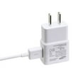 thumbnail image 4 of OEM Rapid Home Wall AC Charger USB Adapter Data Cable Sync Cord White AOY for Motorola Droid Turbo 2 - Samsung Galaxy J3 J5 J7, Note 3 4 5 Edge, S5 S6 Edge Edge+ S7 Edge, Tab 4 NOOK 10.1 (SM-T530), 4 of 4