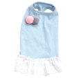 thumbnail image 3 of BEADCEST Dog Costume Princess Sky Blue Cotton Adorable Design for Pet Owners 1Pcs, 3 of 7
