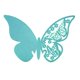 thumbnail image 5 of Decoración para fiesta de boda Yuarrent 50 piezas mariposa hueca Tarjeta de papel azul, 5 of 5