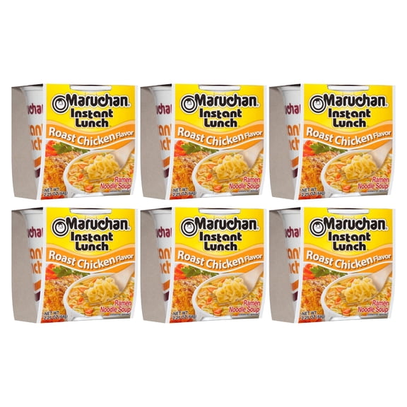Maruchan Ramen Noodle Soup Roast Chicken (Pack of 6)