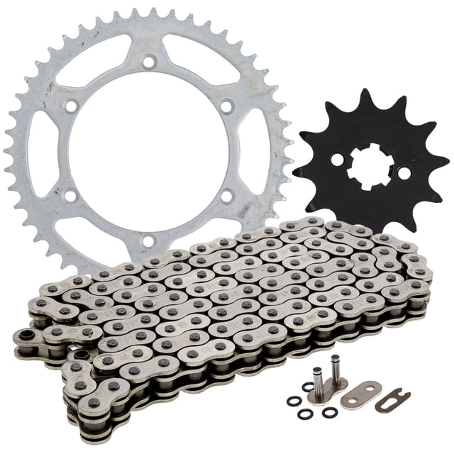 Niche Ensemble Chaîne et Pignon pour Kawasaki KX125 12/47T 520 avant Joint Rond Moto MK1004168