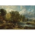 thumbnail image 3 of John Constable 18x14 Black Modern Framed Museum Art Print Titled - Stratford Mill (1819-1820), 3 of 5