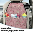 thumbnail image 4 of Goofa Cute Love Pattern Car Back Seat Protector for Kids (2 Pack) ,Anti-kick Storage Mat for Car Seats,Shields from Footprints, 4 of 6