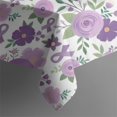 thumbnail image 5 of Pioneer Flower Floral Print Pattern Square Tablecloth,Waterproof Square Table Cover,Wipeable Spillproof Washable Table Cover for Home Kitchen Party Decor 42"X42"(107x107cm), 5 of 6