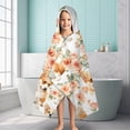 thumbnail image 6 of Corgi Dog and Flower Florals Hooded Bath Towel，60"x35" for Ages 3 To 12 Kids, Quick Dry Lightweight Soft Microfiber Hood Beach Towel Cover Up for Kids, 6 of 7